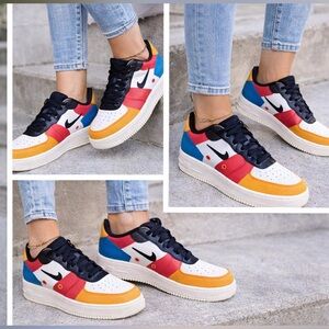 Nike Air Multicolor sneakers size 6.5 boy (size 8 in women)